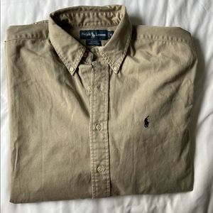 Polo Ralph Lauren Blake Button Down Khaki Shirt